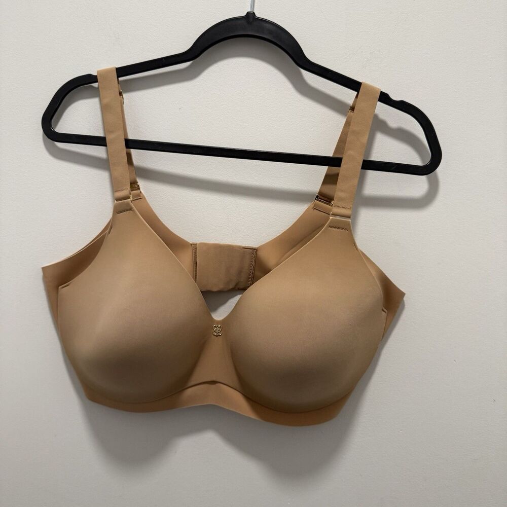 Honeylove CloudEmbrace Wireless T-Shirt Bra Sand 38DD(E
